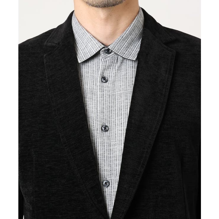 【洗える/ストレッチ】オニキスストライプ長袖シャツ | MK MICHEL KLEIN homme | 詳細画像16