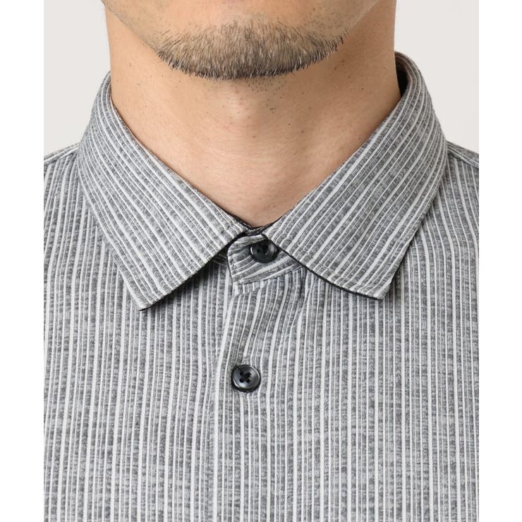 【洗える/ストレッチ】オニキスストライプ長袖シャツ | MK MICHEL KLEIN homme | 詳細画像9