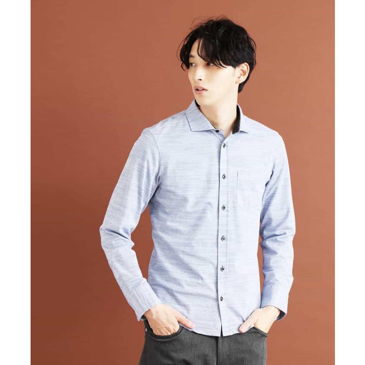 快適 軽量 清涼感 エアスキンコンタクト長袖シャツ 品番 Itkw Mk Michel Klein Homme Outlet エムケーミッシェルクランオムアウトレット のメンズファッション通販 Shoplist ショップリスト