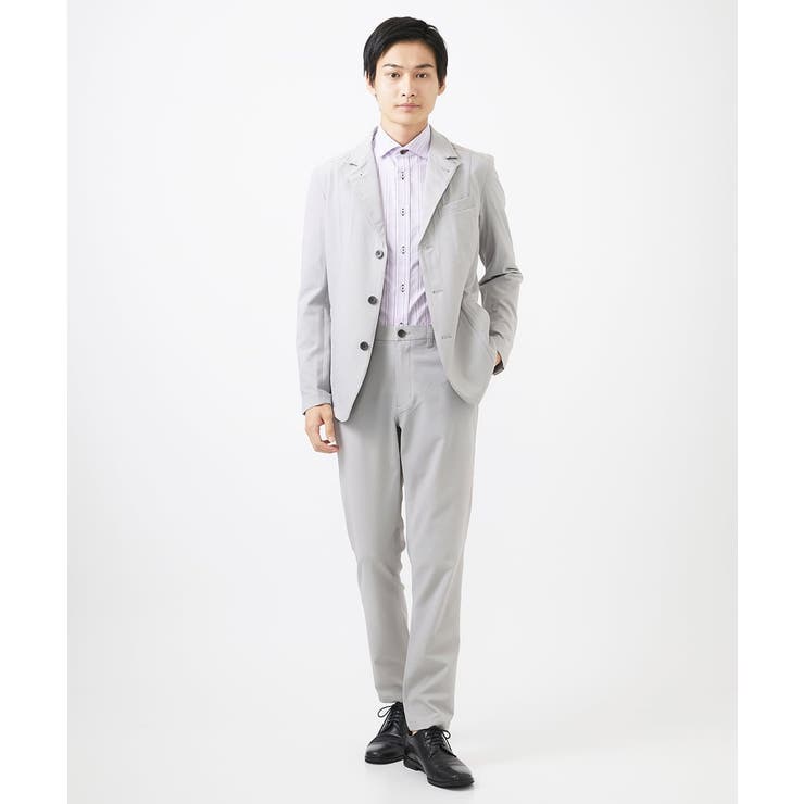 【洗える/日本製生地使用】シャドーバイヤスストライプシャツ | MK MICHEL KLEIN homme | 詳細画像11 