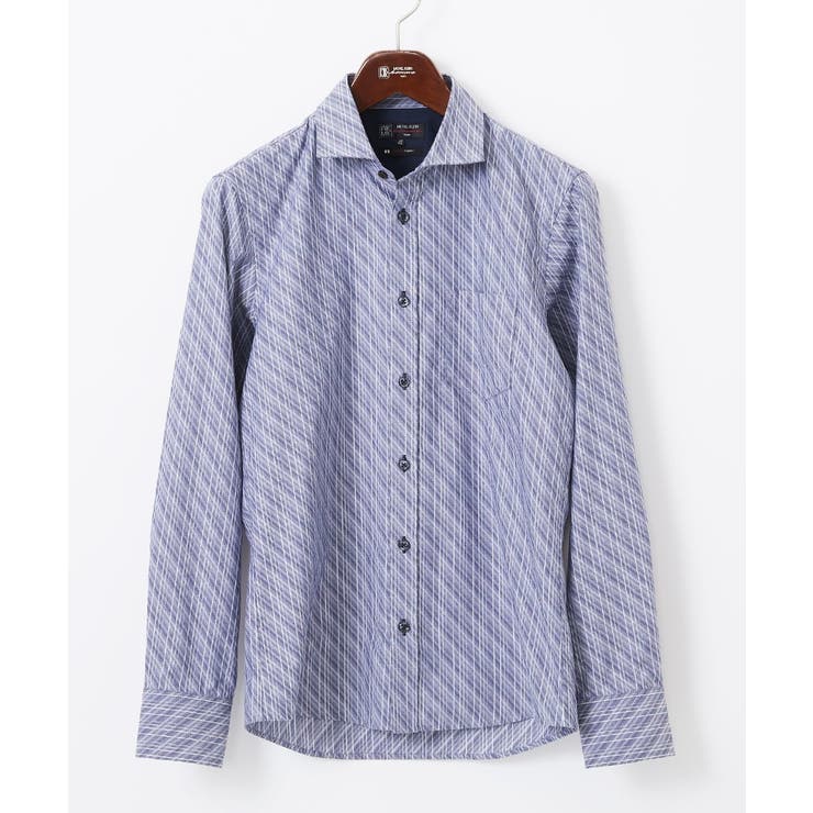 【洗える/日本製生地使用】シャドーバイヤスストライプシャツ | MK MICHEL KLEIN homme | 詳細画像23 