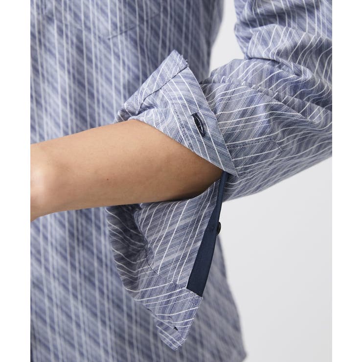 【洗える/日本製生地使用】シャドーバイヤスストライプシャツ | MK MICHEL KLEIN homme | 詳細画像29 