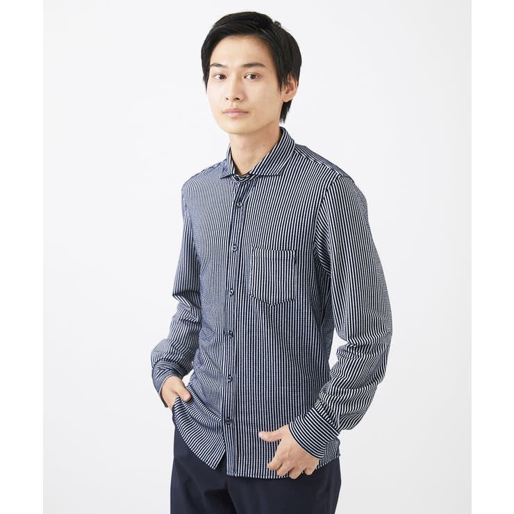 【イージーケア】しじら織りシャツ | MK MICHEL KLEIN homme | 詳細画像13 