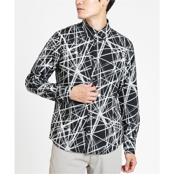 フラッシュプリントシャツ | MK MICHEL KLEIN homme | 詳細画像1 