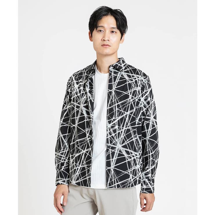 フラッシュプリントシャツ | MK MICHEL KLEIN homme | 詳細画像5 