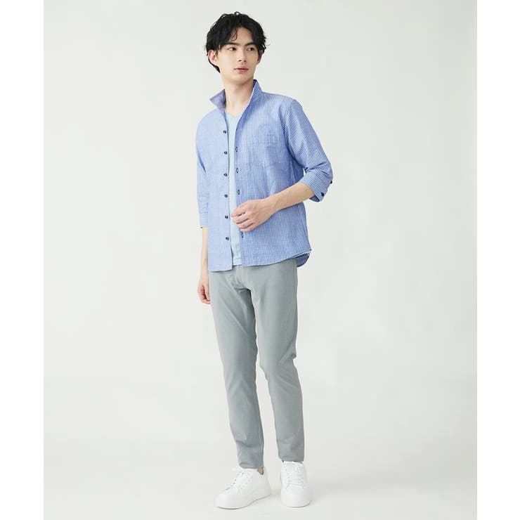 MICHEL KLEIN - ミッシェルクラン☆フランダースリネン　シャツ Yahoo!オークション - ミッシェルクラン フランダースリネン シャツ
