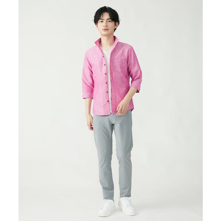 新品 ME'LANGE♡リネンシャツ リネン バンドカラーシャツ GOLD LINEN｜トゥモローランド 公式通販