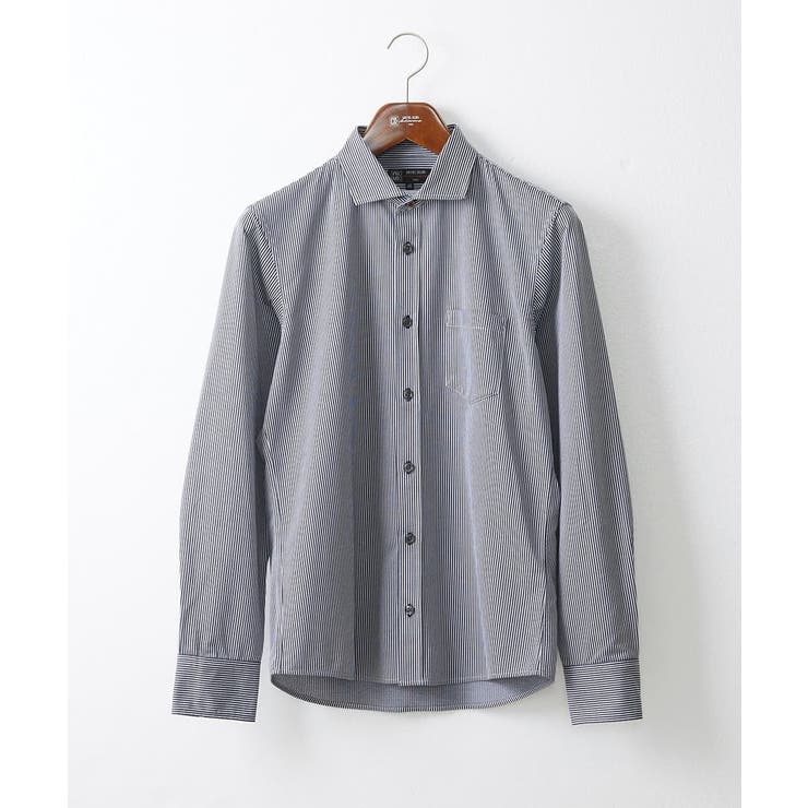 FUBU ネイビー ストライプ シャツ 3X 05 NAVY ストライプシャツ レディース