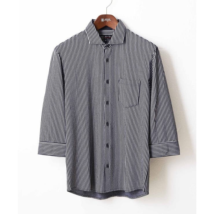 ストライプサッカーシャツ[品番：ITKW0016896]｜MK MICHEL KLEIN
