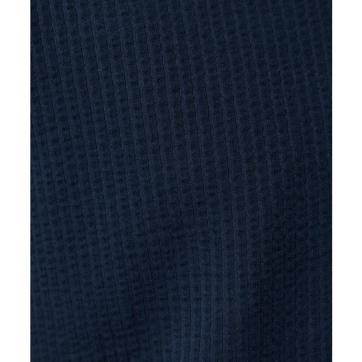 【７分袖/洗える】スタンドカラーシャツ / ストライプサッカー  | MK MICHEL KLEIN homme | 詳細画像31 