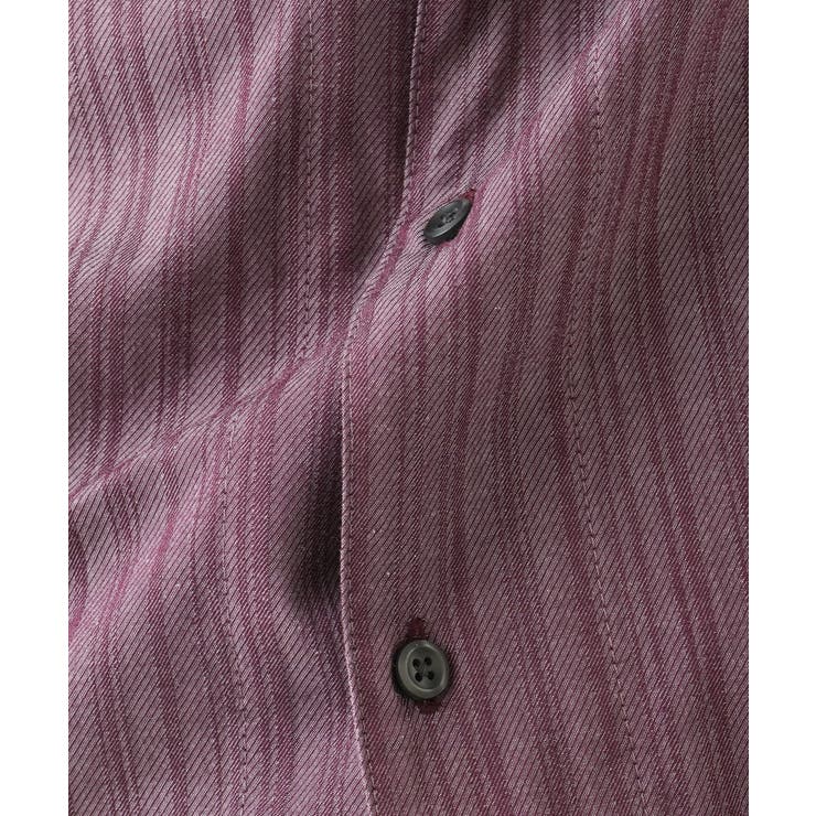 ドビーリバーシブルストライプ半袖シャツ | MK MICHEL KLEIN homme | 詳細画像11 