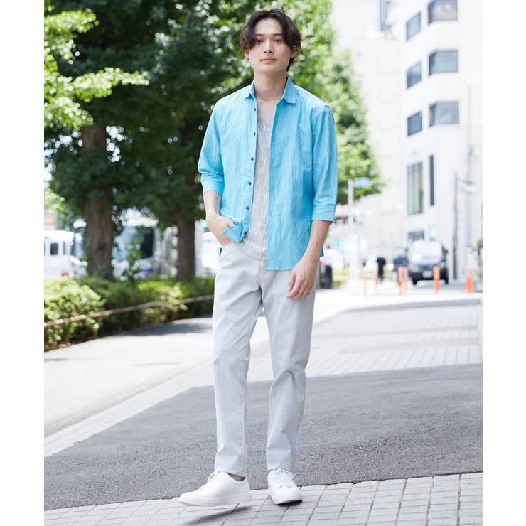 リネンスタンドシャツ | MK MICHEL KLEIN homme | 詳細画像14 