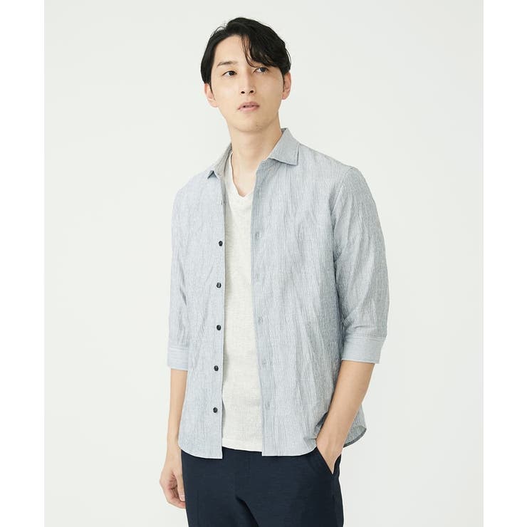 リネンスタンドシャツ | MK MICHEL KLEIN homme | 詳細画像23 