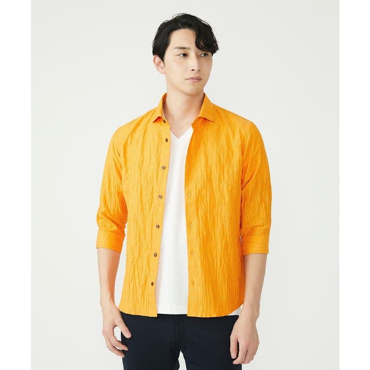 リネンスタンドシャツ | MK MICHEL KLEIN homme | 詳細画像3 