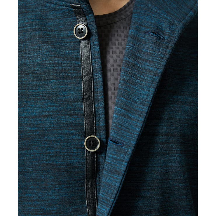 【洗える / リバーシブルカラー配色】スタンドカラーカーディガン | MK MICHEL KLEIN homme | 詳細画像10