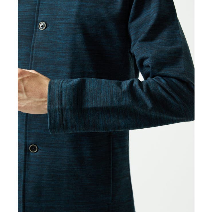 【洗える / リバーシブルカラー配色】スタンドカラーカーディガン | MK MICHEL KLEIN homme | 詳細画像12