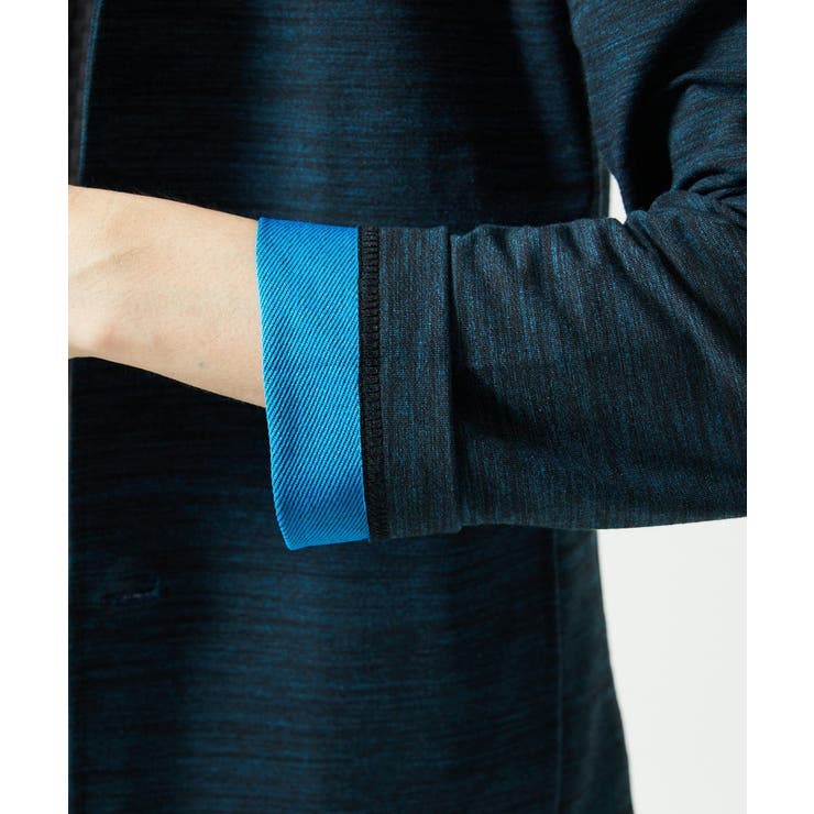 【洗える / リバーシブルカラー配色】スタンドカラーカーディガン | MK MICHEL KLEIN homme | 詳細画像13