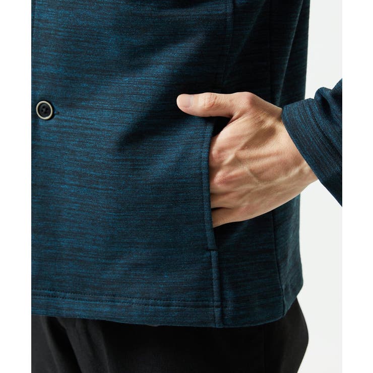 【洗える / リバーシブルカラー配色】スタンドカラーカーディガン | MK MICHEL KLEIN homme | 詳細画像15