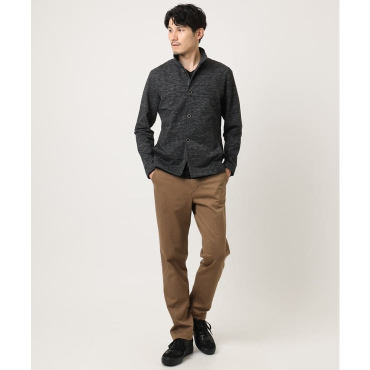 【洗える / リバーシブルカラー配色】スタンドカラーカーディガン | MK MICHEL KLEIN homme | 詳細画像27