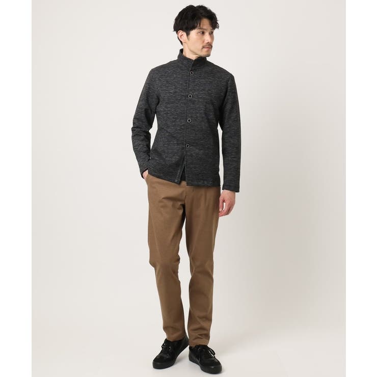 【洗える / リバーシブルカラー配色】スタンドカラーカーディガン | MK MICHEL KLEIN homme | 詳細画像30