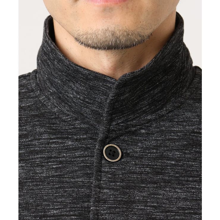 【洗える / リバーシブルカラー配色】スタンドカラーカーディガン | MK MICHEL KLEIN homme | 詳細画像34