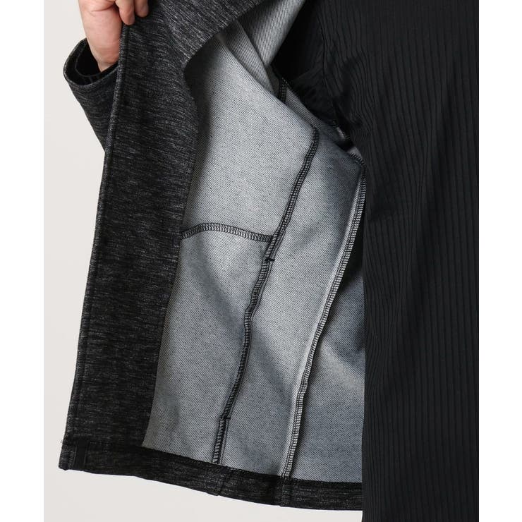 【洗える / リバーシブルカラー配色】スタンドカラーカーディガン | MK MICHEL KLEIN homme | 詳細画像42