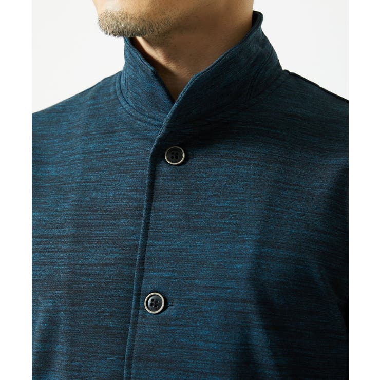 【洗える / リバーシブルカラー配色】スタンドカラーカーディガン | MK MICHEL KLEIN homme | 詳細画像8