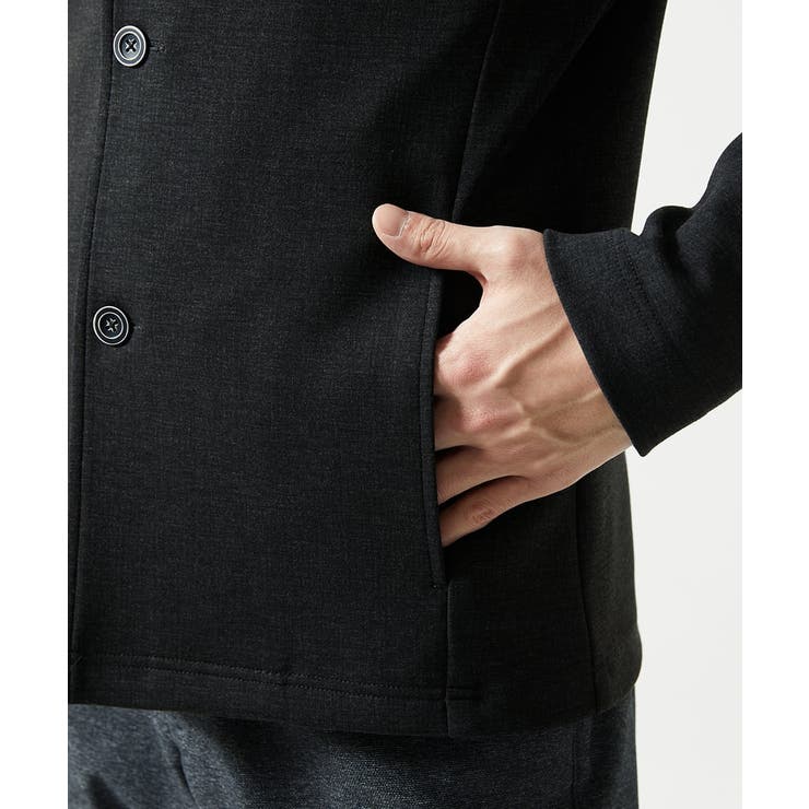 【洗える／ストレッチ】スタンドカラーカーディガン（TECEASY2025AW） | MK MICHEL KLEIN homme | 詳細画像14 