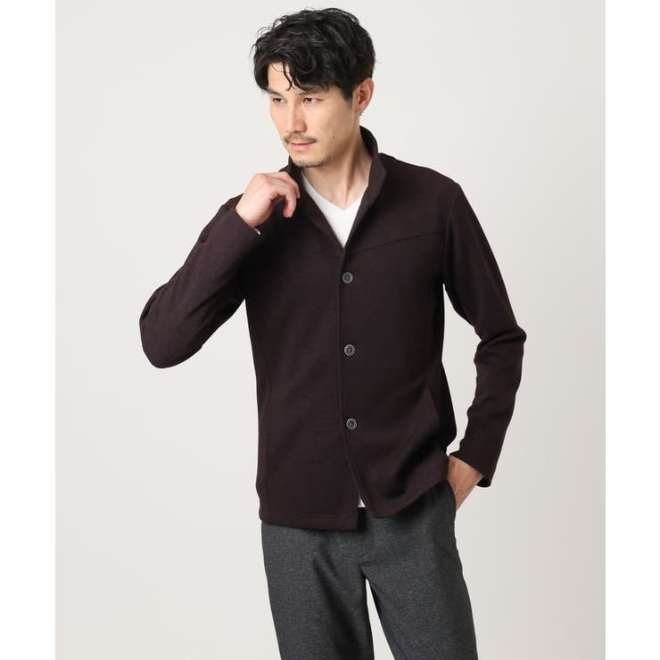 【洗える／ストレッチ】スタンドカラーカーディガン（TECEASY2025AW） | MK MICHEL KLEIN homme | 詳細画像23 