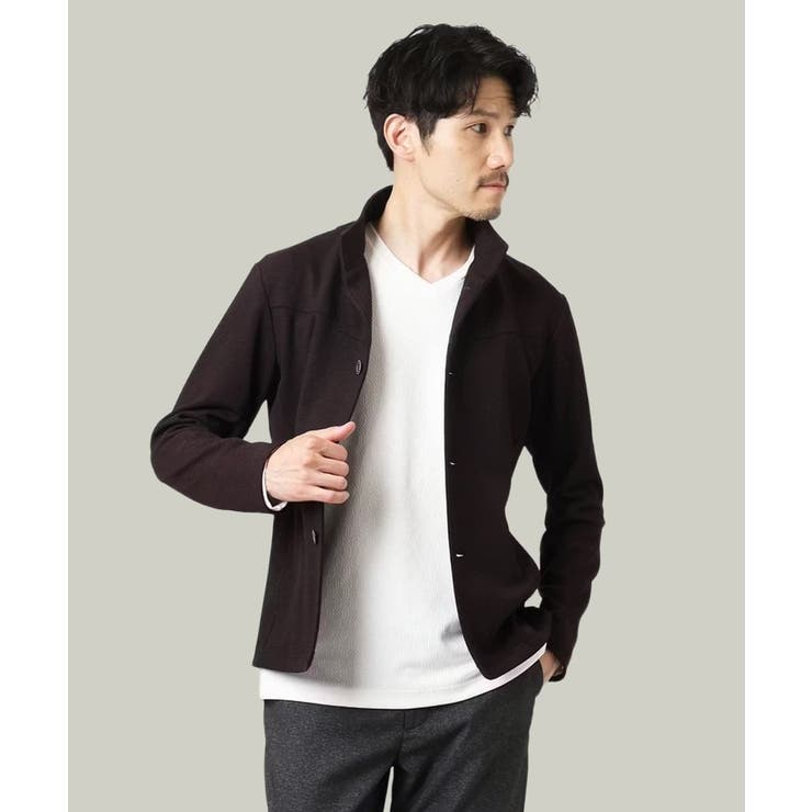 【洗える／ストレッチ】スタンドカラーカーディガン（TECEASY2025AW） | MK MICHEL KLEIN homme | 詳細画像25 