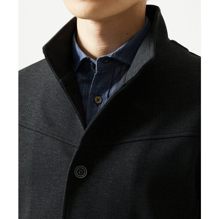 【洗える／ストレッチ】スタンドカラーカーディガン（TECEASY2025AW） | MK MICHEL KLEIN homme | 詳細画像8 