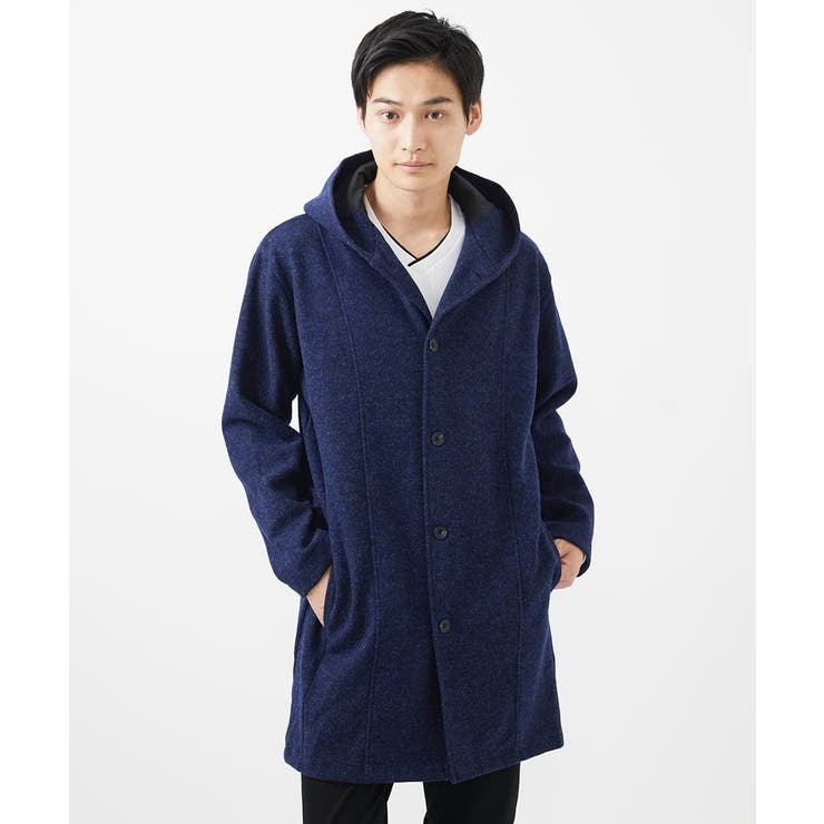 フードコーディガン ブラッシュドメルトンジャージ | MK MICHEL KLEIN homme | 詳細画像11 