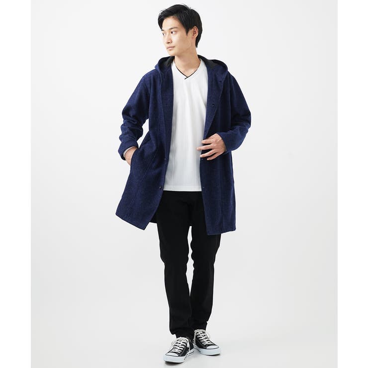 フードコーディガン ブラッシュドメルトンジャージ | MK MICHEL KLEIN homme | 詳細画像15 