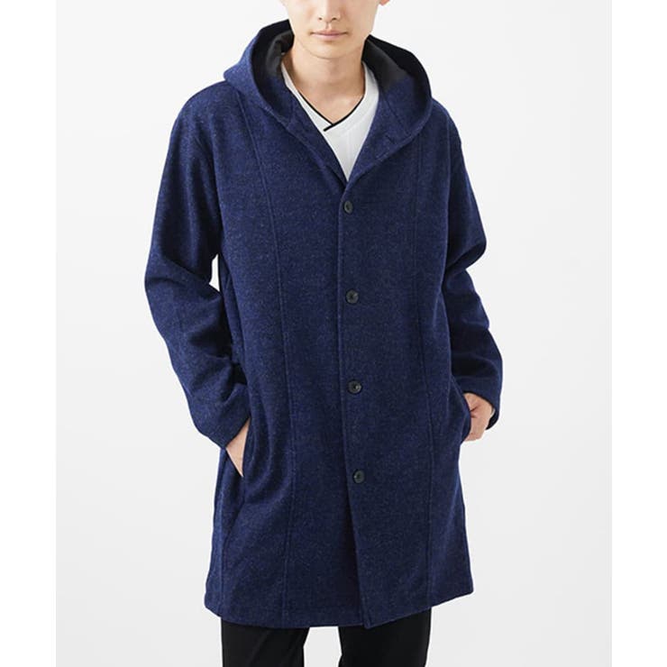 フードコーディガン ブラッシュドメルトンジャージ | MK MICHEL KLEIN homme | 詳細画像2 