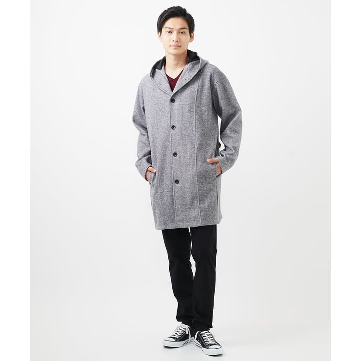 フードコーディガン ブラッシュドメルトンジャージ | MK MICHEL KLEIN homme | 詳細画像20 