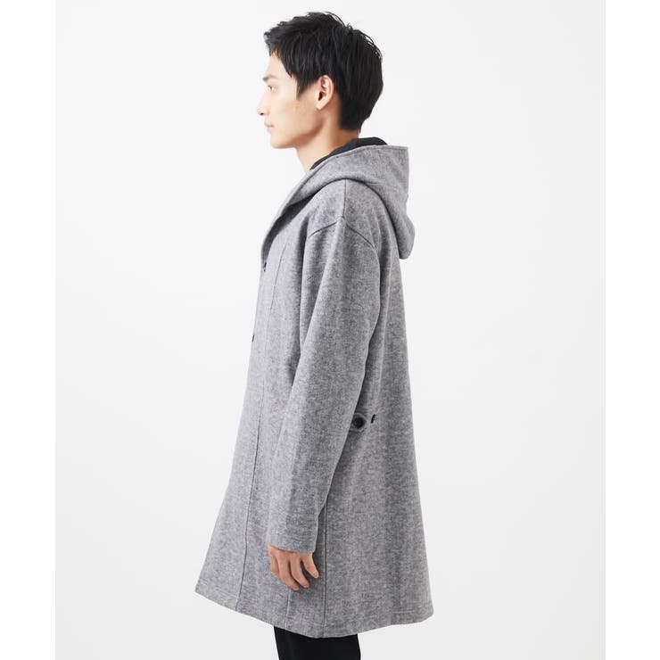 フードコーディガン ブラッシュドメルトンジャージ | MK MICHEL KLEIN homme | 詳細画像3 