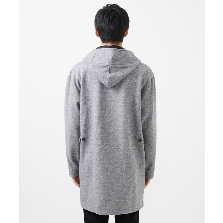 フードコーディガン ブラッシュドメルトンジャージ | MK MICHEL KLEIN homme | 詳細画像4 