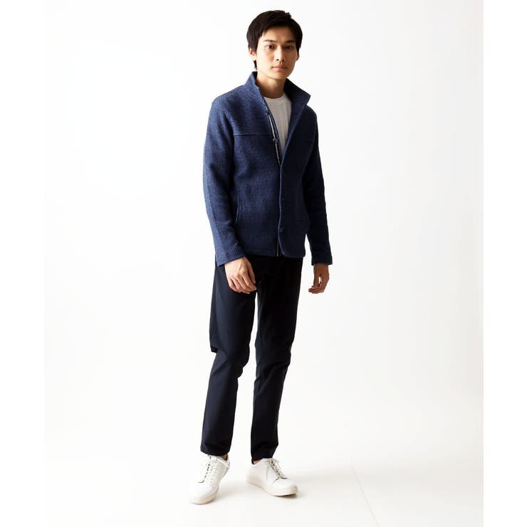 【イージーケア】ラッセルスタンドカーディガン | MK MICHEL KLEIN homme | 詳細画像10 