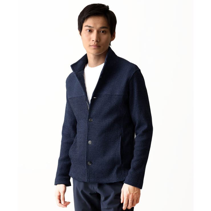 【イージーケア】ラッセルスタンドカーディガン | MK MICHEL KLEIN homme | 詳細画像11 