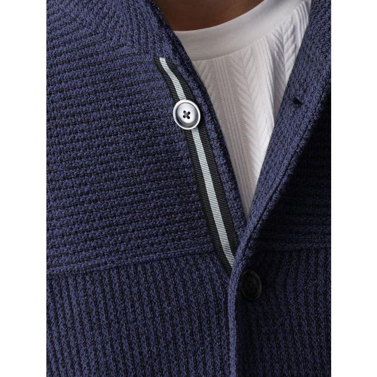 【イージーケア】ラッセルスタンドカーディガン | MK MICHEL KLEIN homme | 詳細画像12 