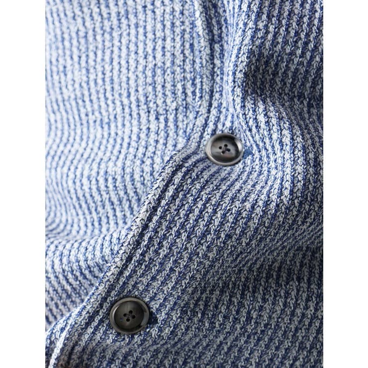 【イージーケア】ラッセルスタンドカーディガン | MK MICHEL KLEIN homme | 詳細画像6 