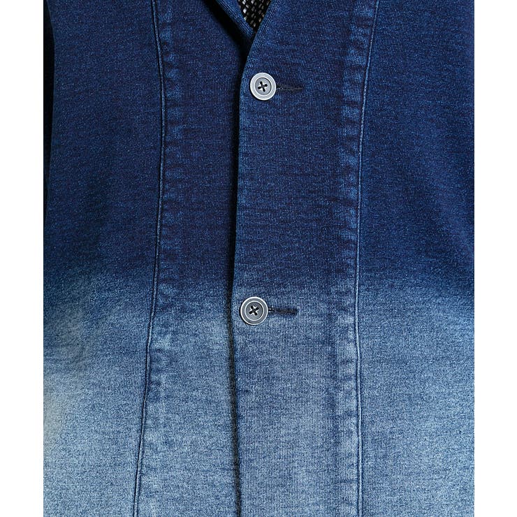 グラデーションデニムジャージ ロングパーカー | MK MICHEL KLEIN homme | 詳細画像11 