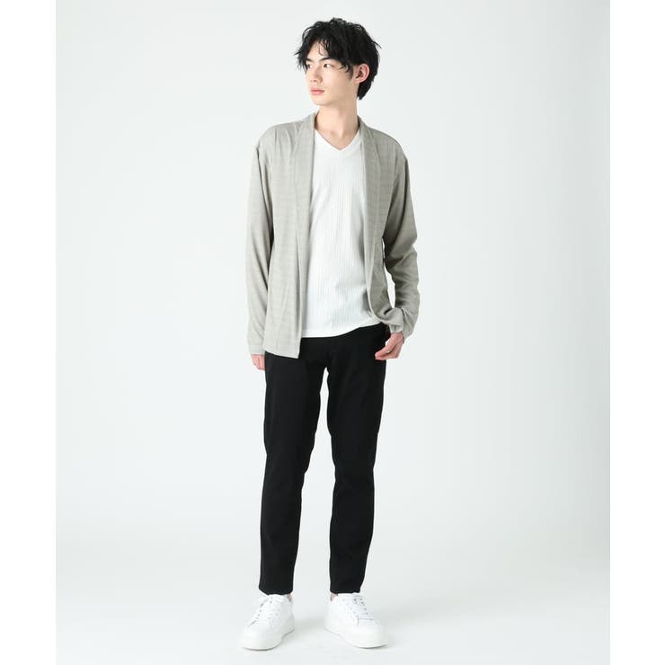 グレー(92) | ショールカラーカーディガン | MK MICHEL KLEIN homme