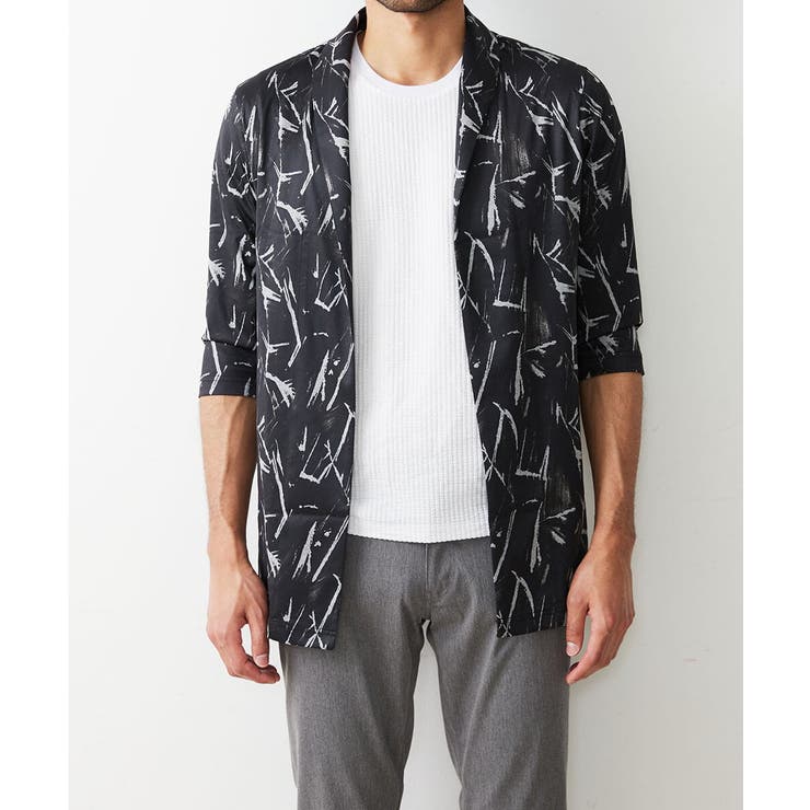 リーフ柄カーディガン | MK MICHEL KLEIN homme | 詳細画像9 