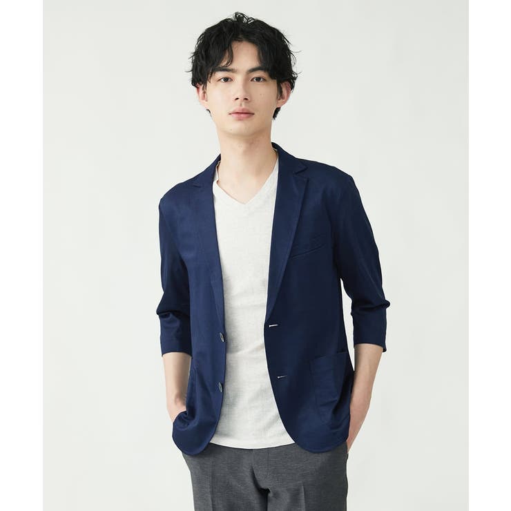 ネイビー(57) | シルケットジャケット | MK MICHEL KLEIN homme