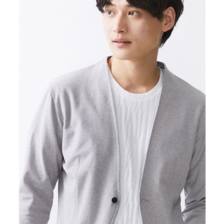 グレー | ノーカラージャケット | MK MICHEL KLEIN homme