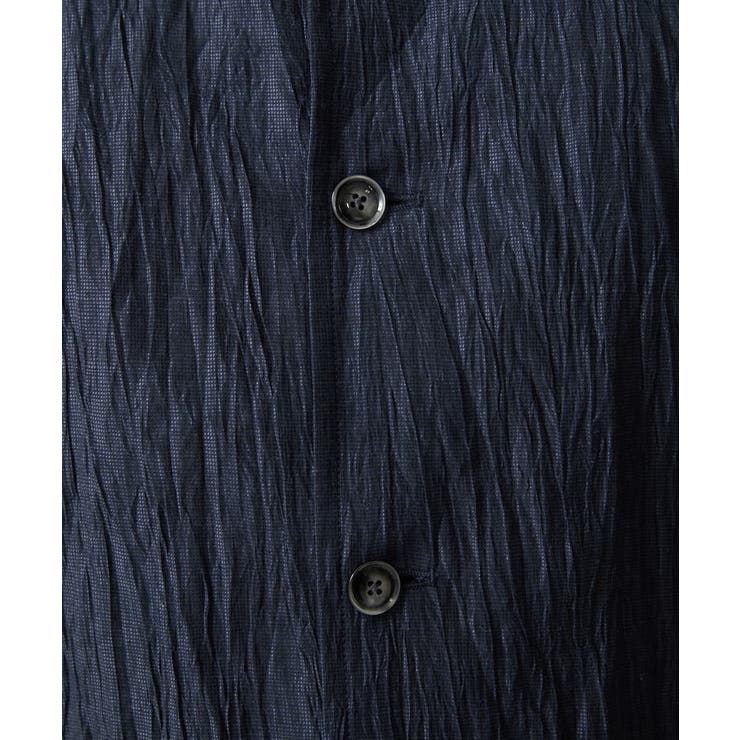 【大きいサイズあり】スタンドカラーシャツ/リネンワッシャー | MK MICHEL KLEIN homme | 詳細画像18 