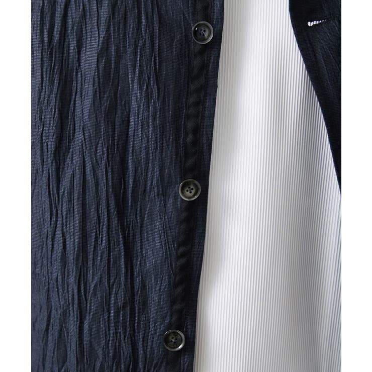 【大きいサイズあり】スタンドカラーシャツ/リネンワッシャー | MK MICHEL KLEIN homme | 詳細画像19 