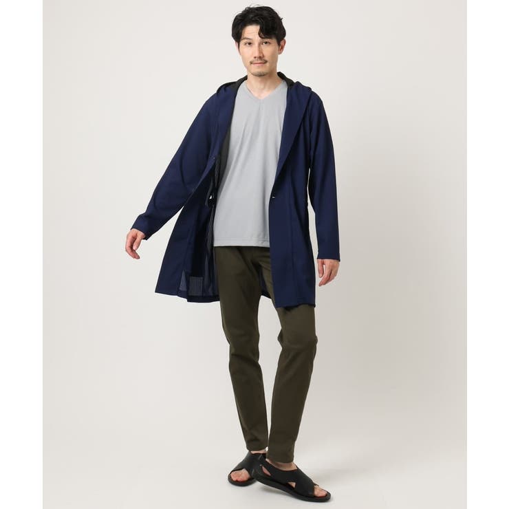 【接触冷感】スイングメッシュカーディガン | MK MICHEL KLEIN homme | 詳細画像2 