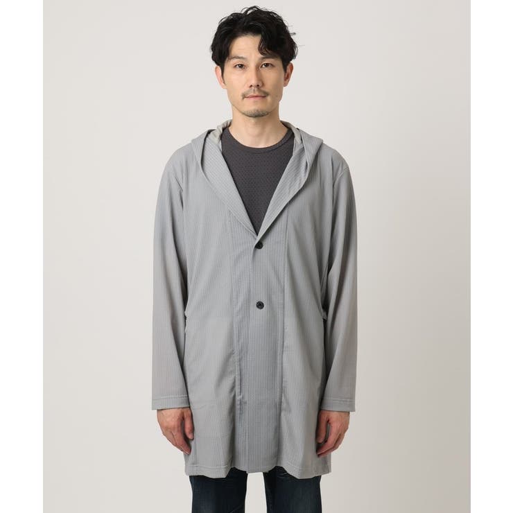 【接触冷感】スイングメッシュカーディガン | MK MICHEL KLEIN homme | 詳細画像8 